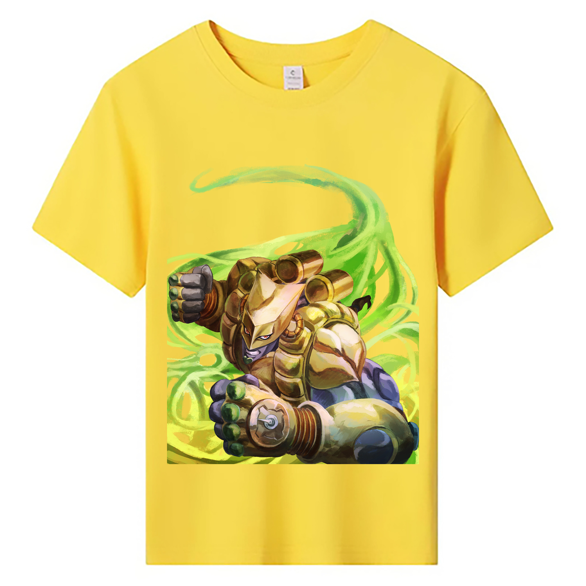 （画像用） ジョジョの奇妙な冒険 ディオ?ブランドー JoJo's Bizarre Adventure Dio Brando 綿100％キッズTシャツ（フロントプリント）