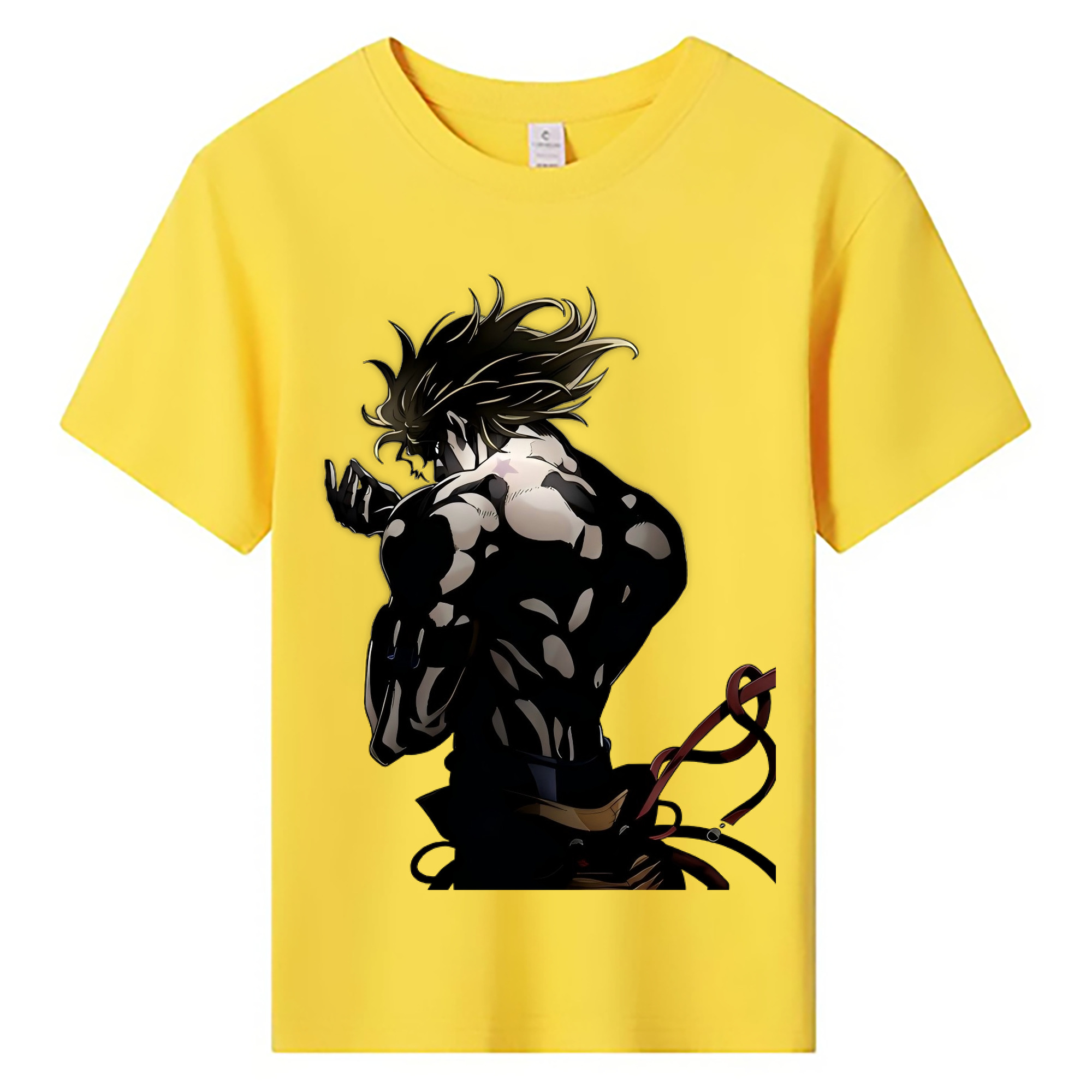 （画像用） ジョジョの奇妙な冒険 ディオ?ブランドー JoJo's Bizarre Adventure Dio Brando 綿100％キッズTシャツ（フロントプリント）