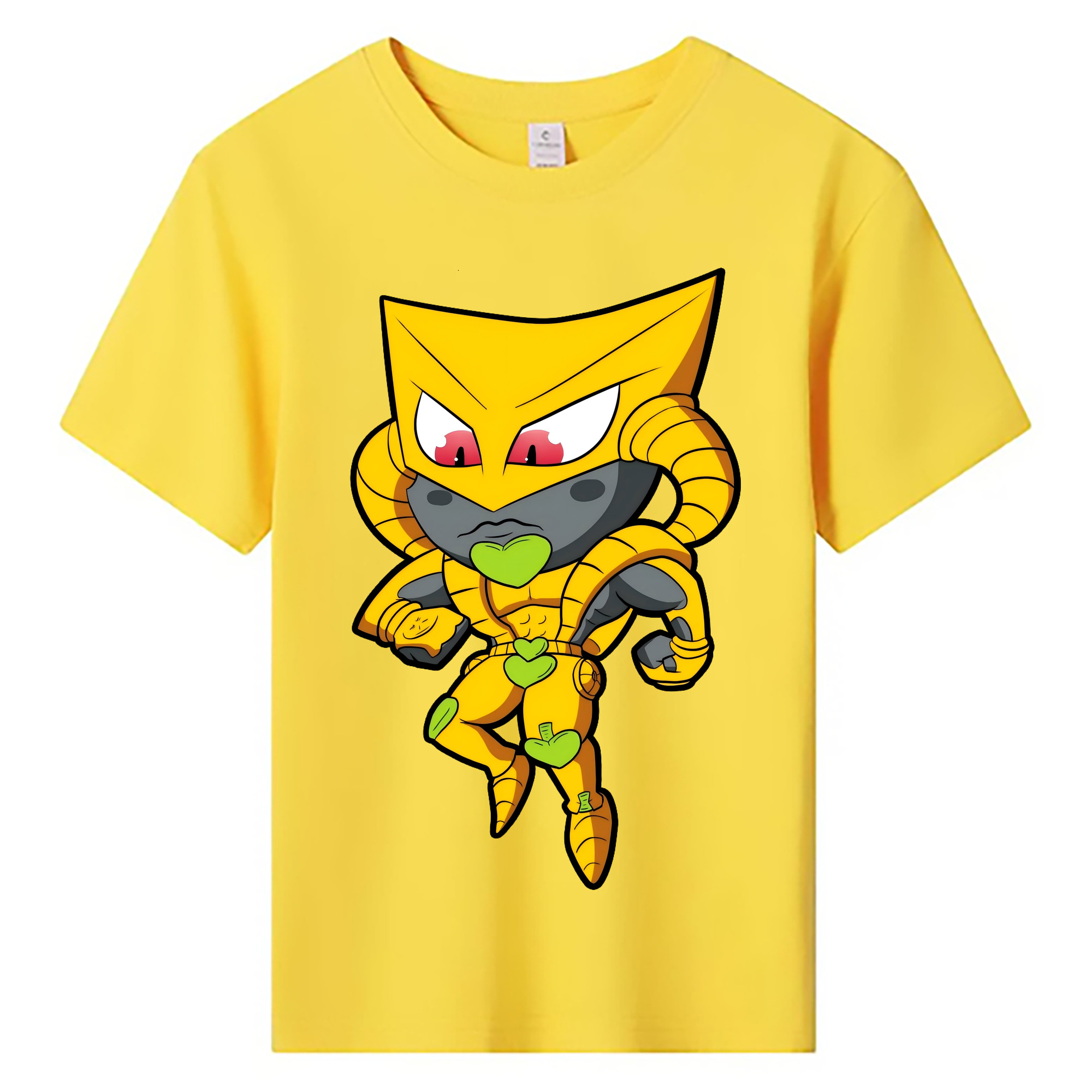 （画像用） ジョジョの奇妙な冒険 ディオ?ブランドー JoJo's Bizarre Adventure Dio Brando 綿100％キッズTシャツ（フロントプリント）