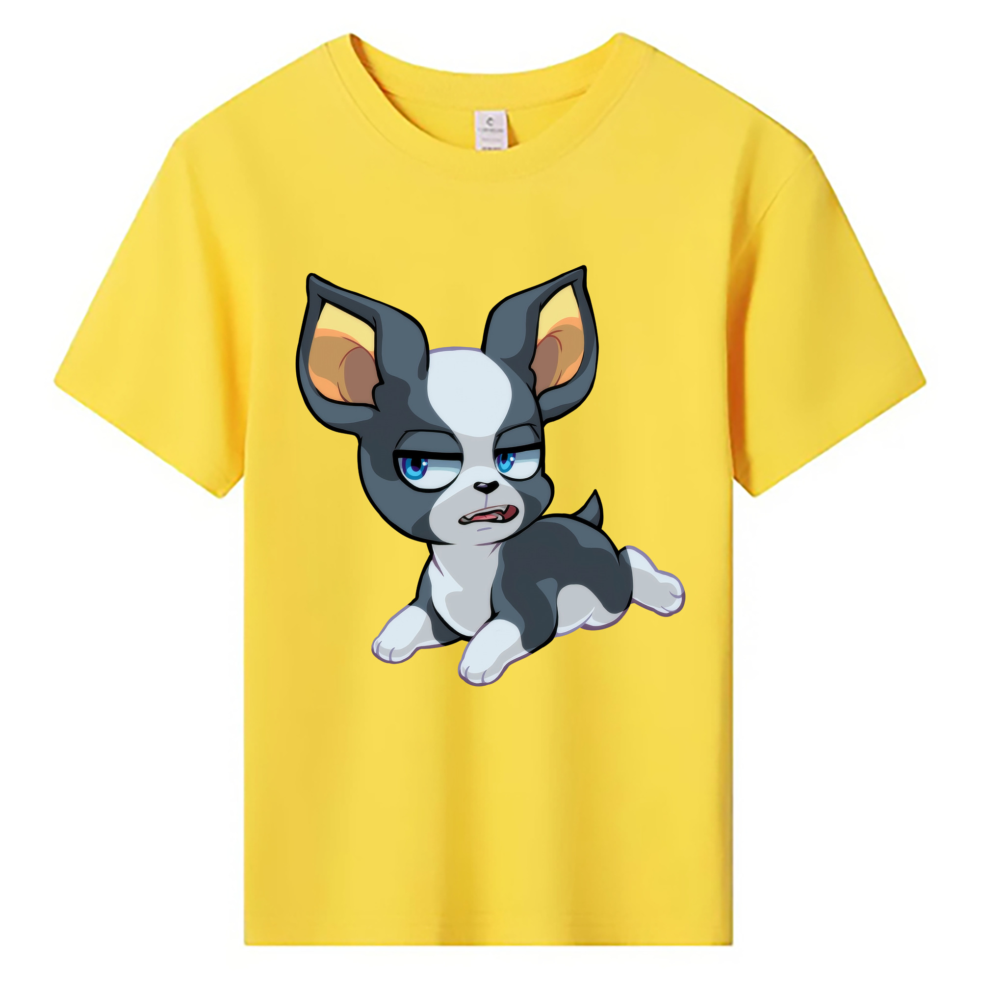 （画像用） ジョジョの奇妙な冒険 イギー JoJo's Bizarre Adventure Iggy 綿100％キッズTシャツ（フロントプリント）