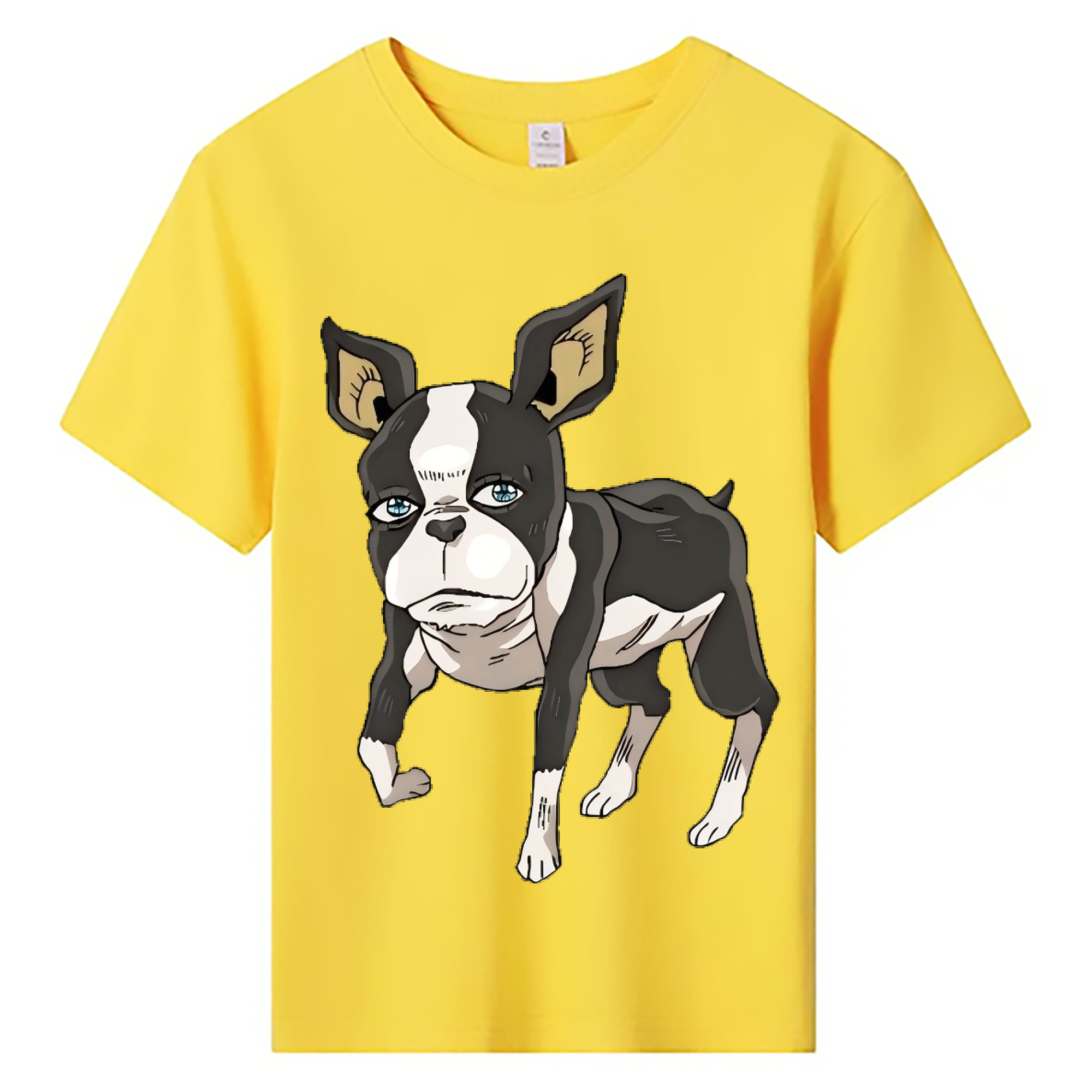 （画像用） ジョジョの奇妙な冒険 イギー JoJo's Bizarre Adventure Iggy 綿100％キッズTシャツ（フロントプリント）