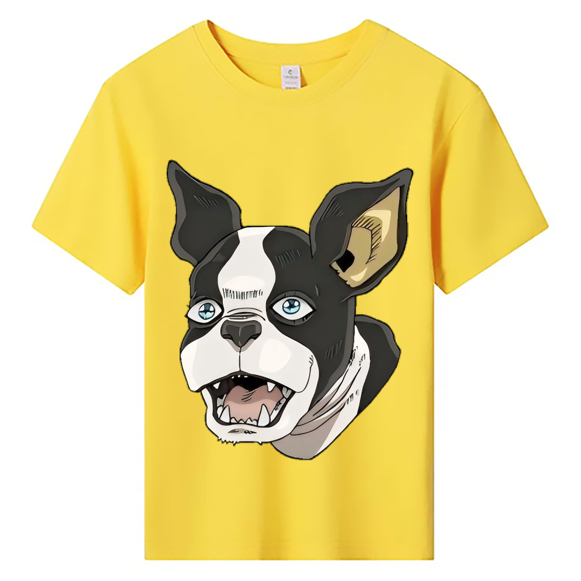 （画像用） ジョジョの奇妙な冒険 イギー JoJo's Bizarre Adventure Iggy 綿100％キッズTシャツ（フロントプリント）