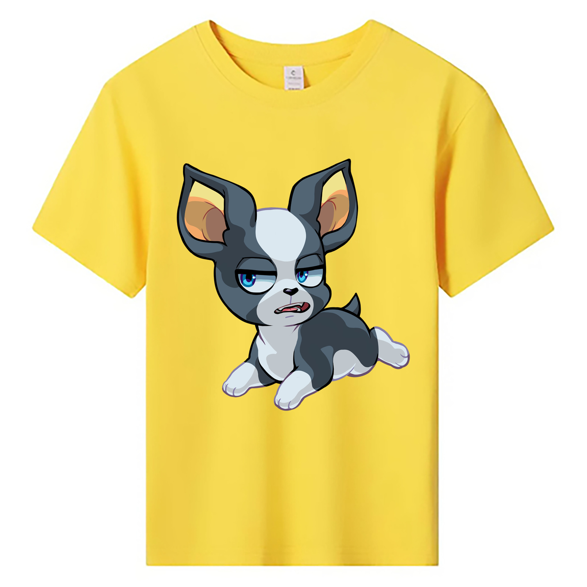 （画像用） ジョジョの奇妙な冒険 イギー JoJo's Bizarre Adventure Iggy 綿100％キッズTシャツ（フロントプリント）