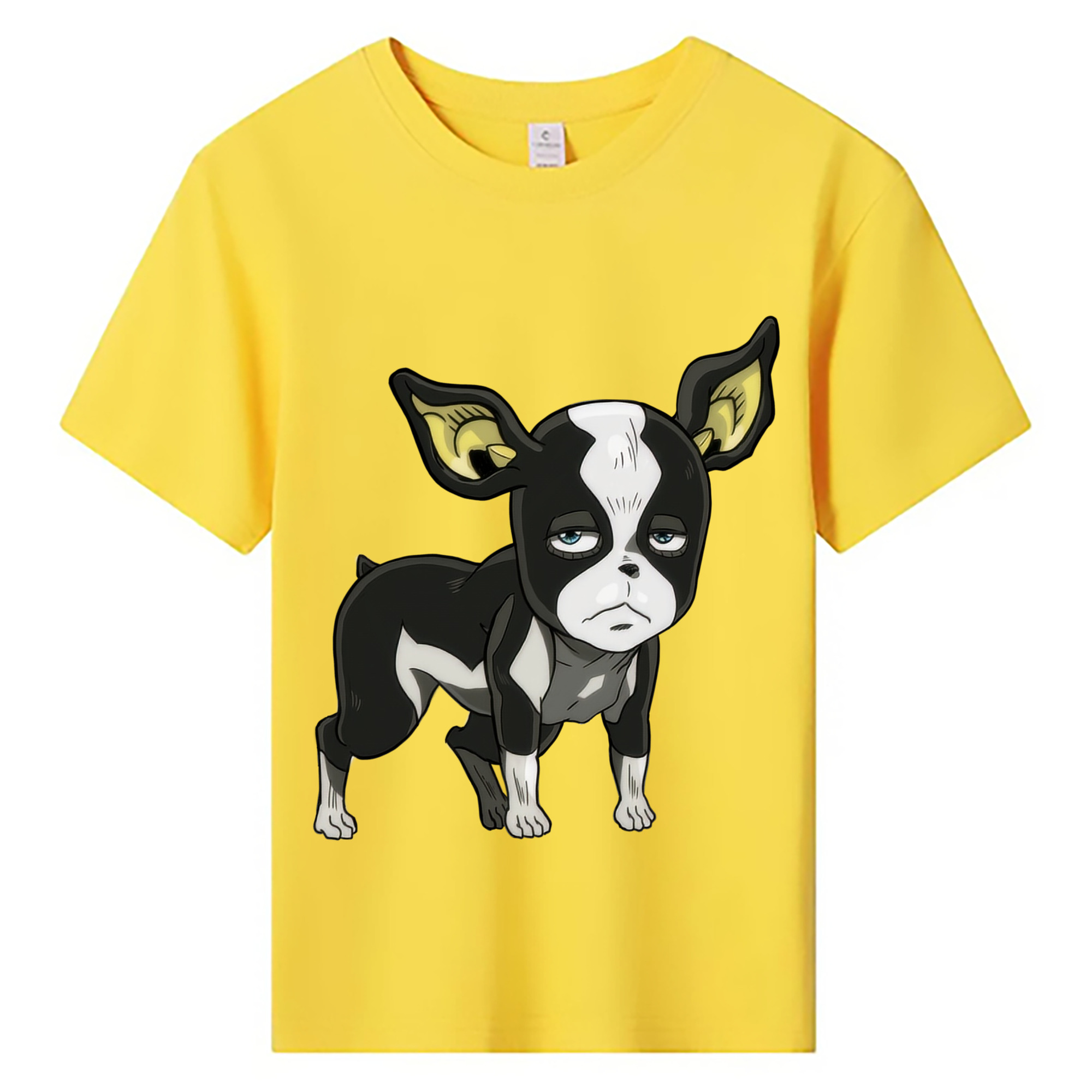 （画像用） ジョジョの奇妙な冒険 イギー JoJo's Bizarre Adventure Iggy 綿100％キッズTシャツ（フロントプリント）
