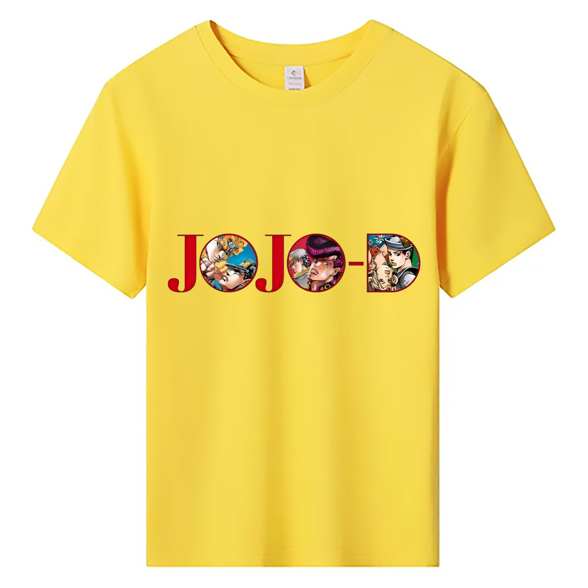 （画像用） ジョジョの奇妙な冒険 JoJo's Bizarre Adventure 綿100％キッズTシャツ（フロントプリント）