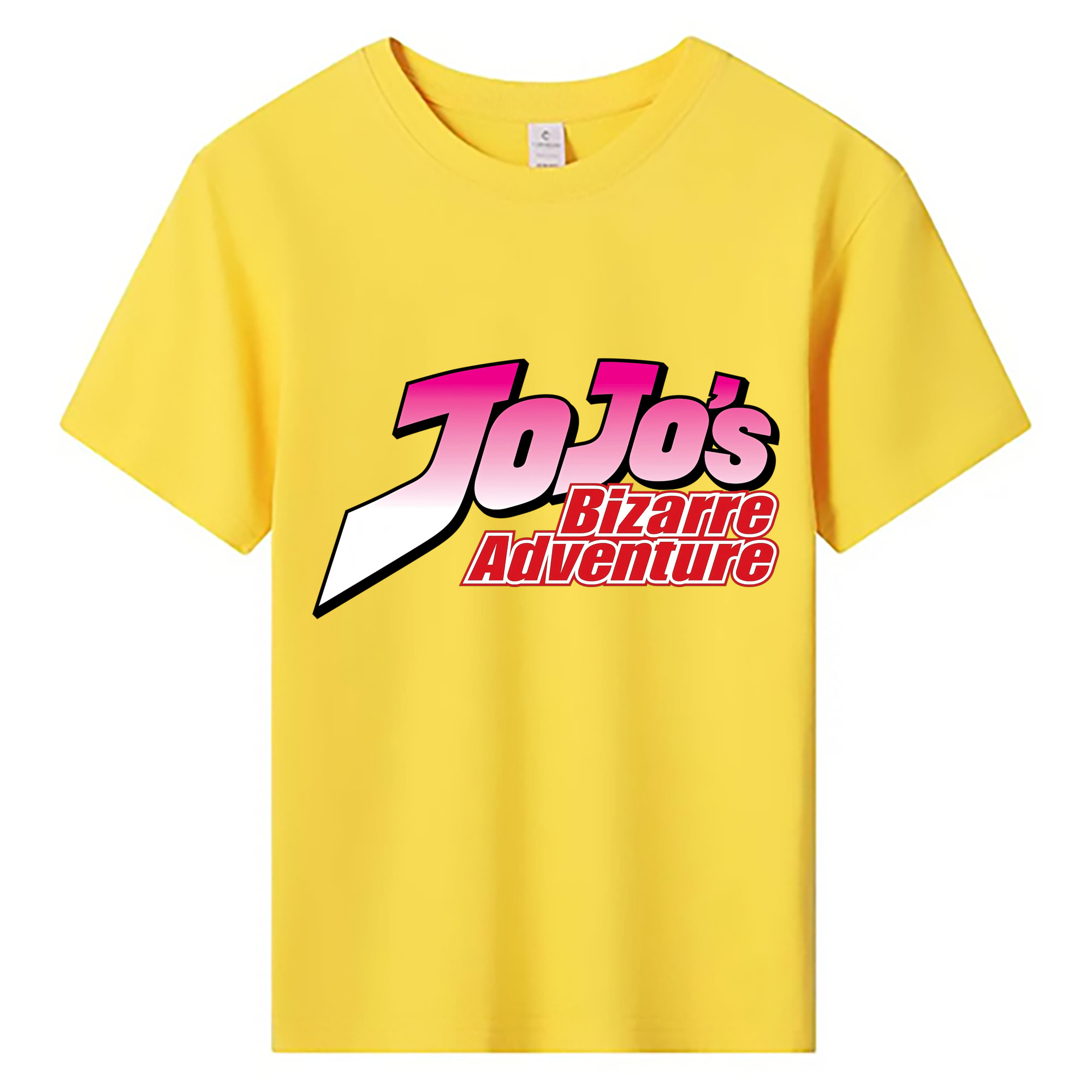 （画像用） ジョジョの奇妙な冒険 JoJo's Bizarre Adventure 綿100％キッズTシャツ（フロントプリント）