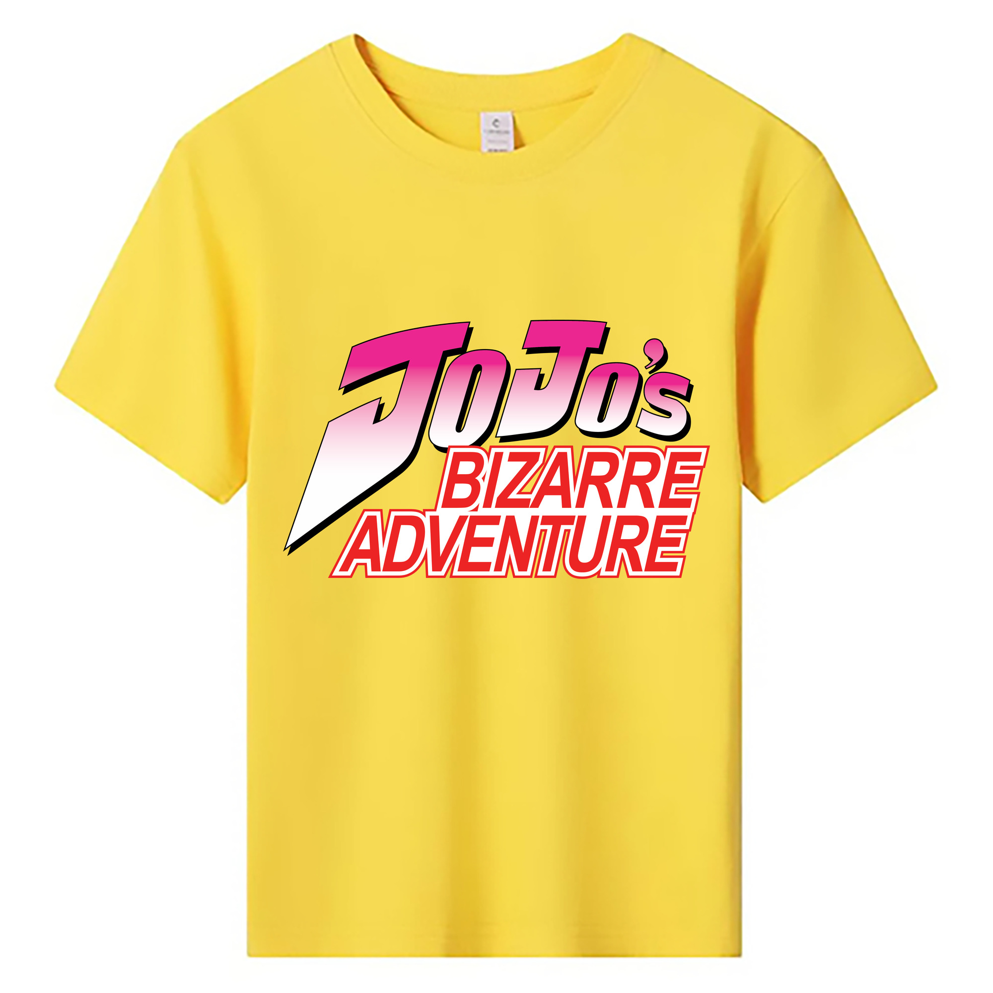（画像用） ジョジョの奇妙な冒険 JoJo's Bizarre Adventure 綿100％キッズTシャツ（フロントプリント）