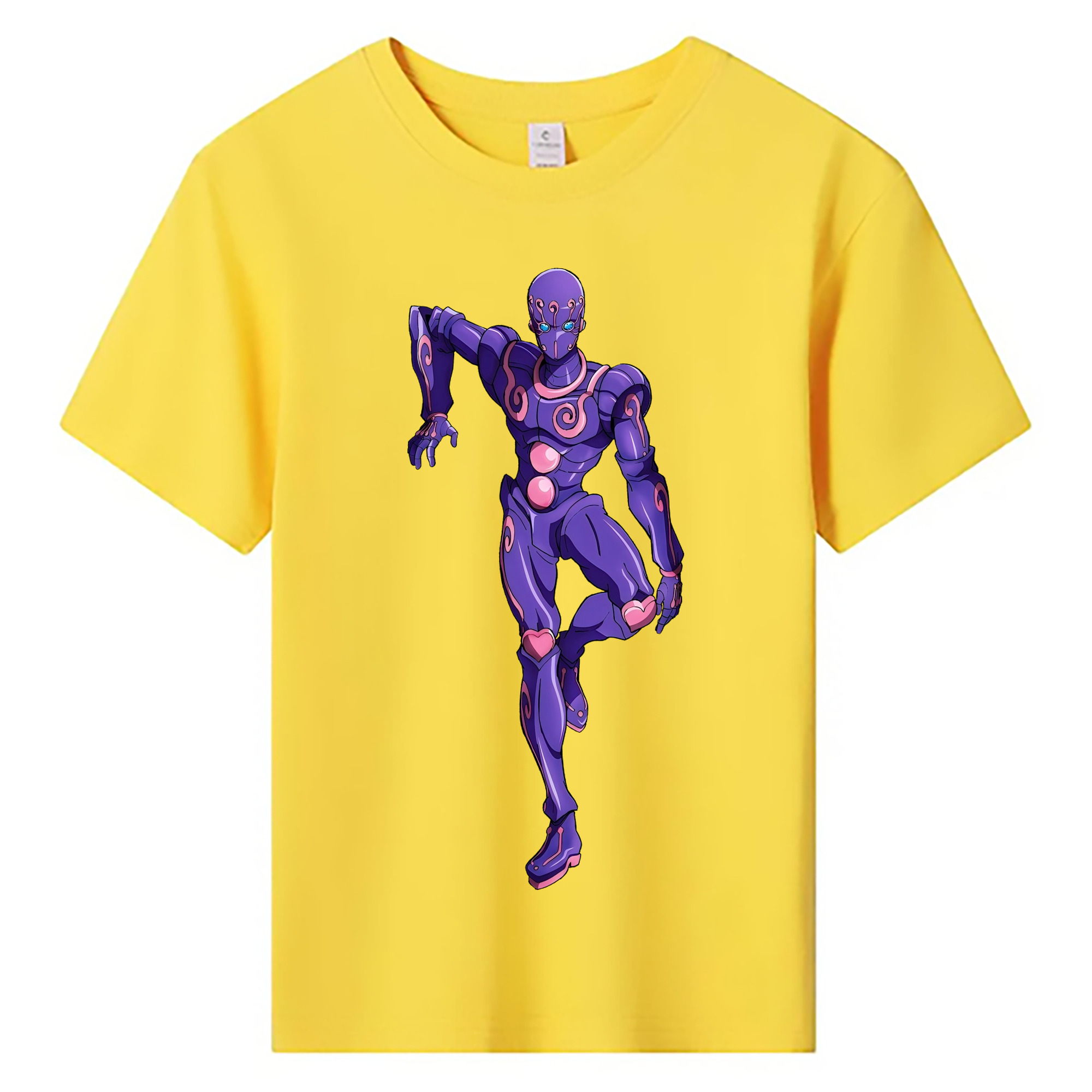 （画像用） ジョジョの奇妙な冒険 JoJo's Bizarre Adventure 綿100％キッズTシャツ（フロントプリント）