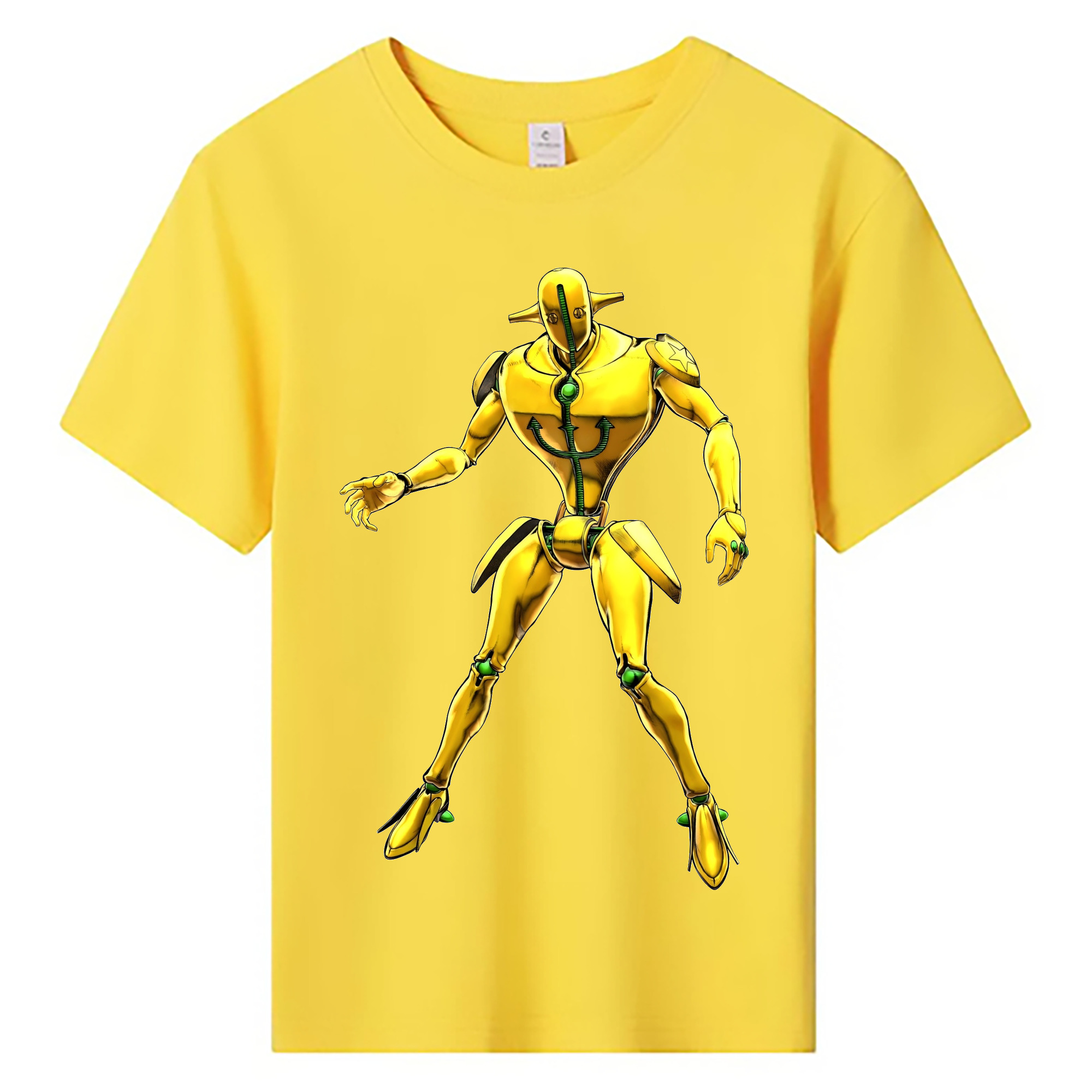 （画像用） ジョジョの奇妙な冒険 JoJo's Bizarre Adventure 綿100％キッズTシャツ（フロントプリント）