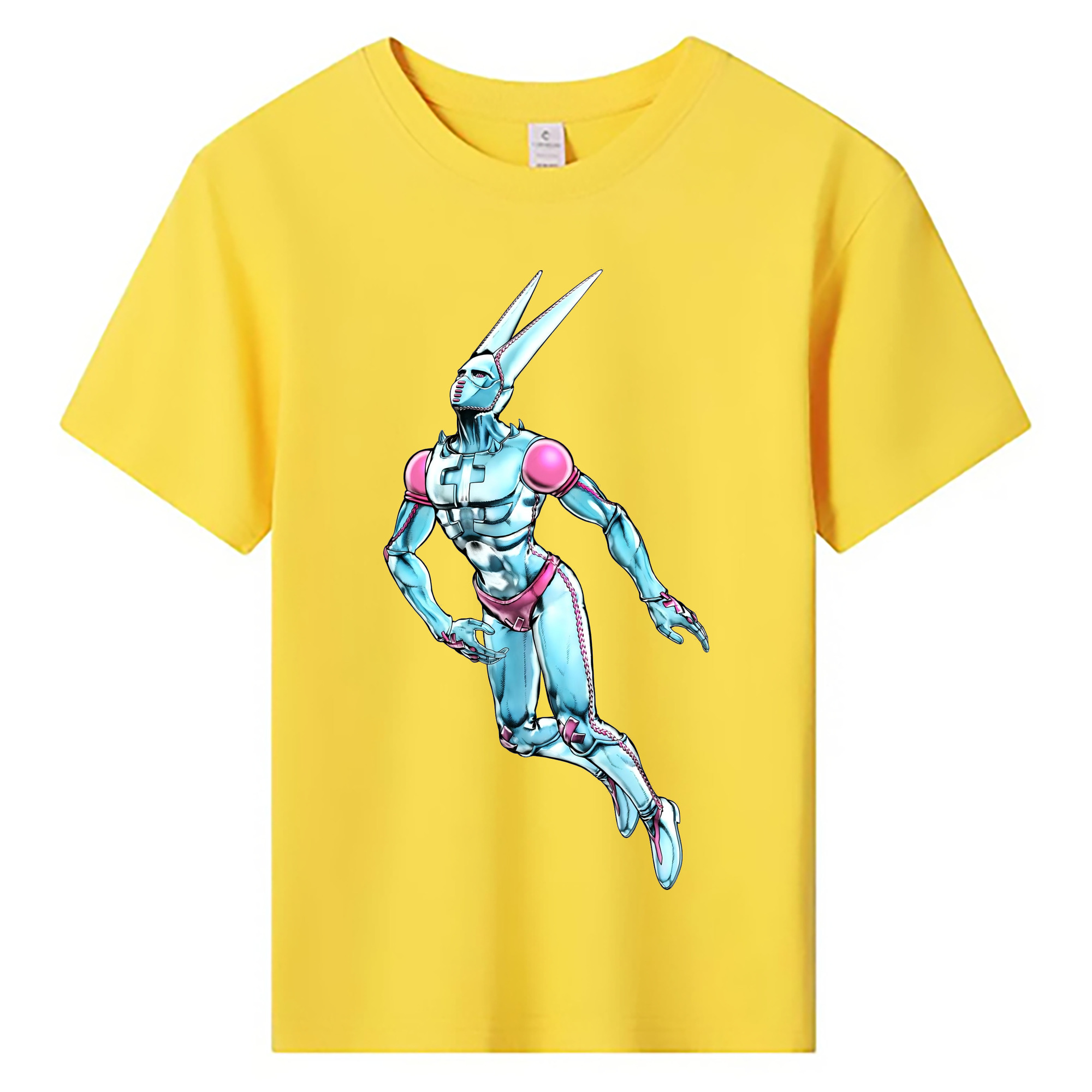 （画像用） ジョジョの奇妙な冒険 JoJo's Bizarre Adventure 綿100％キッズTシャツ（フロントプリント）