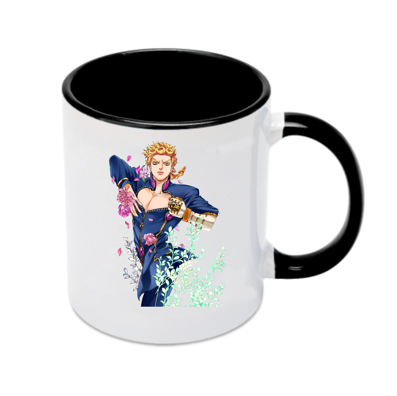 （画像用） ジョジョの奇妙な冒険 ジョルノ?ジョバァーナ JoJo's Bizarre Adventure Giorno Giovanna カラーマグカップ