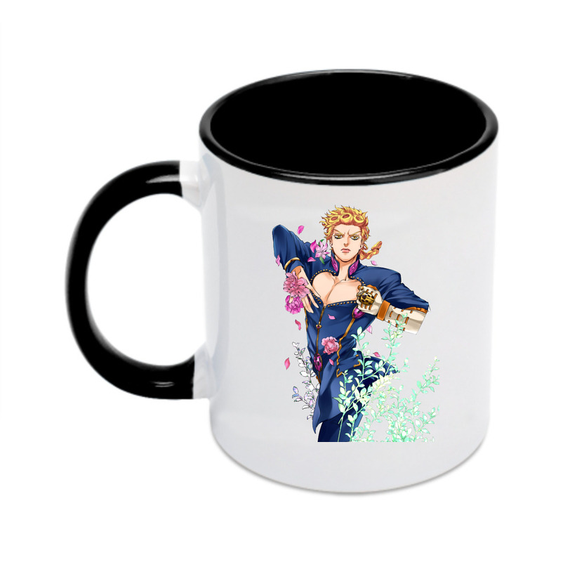 （画像用） ジョジョの奇妙な冒険 ジョルノ?ジョバァーナ JoJo's Bizarre Adventure Giorno Giovanna カラーマグカップ