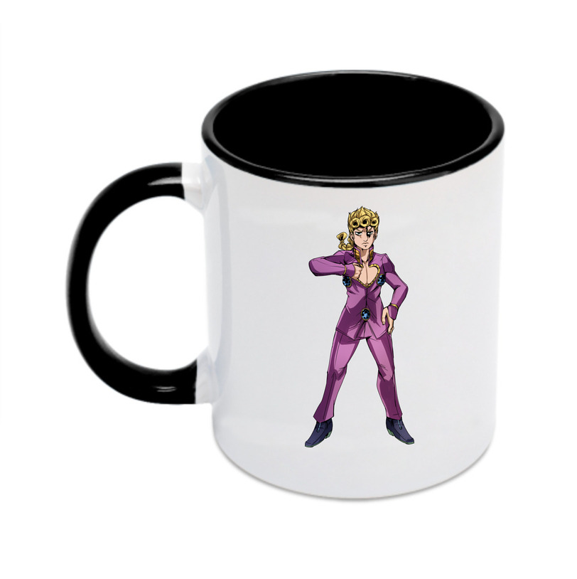 （画像用） ジョジョの奇妙な冒険 ジョルノ?ジョバァーナ JoJo's Bizarre Adventure Giorno Giovanna カラーマグカップ
