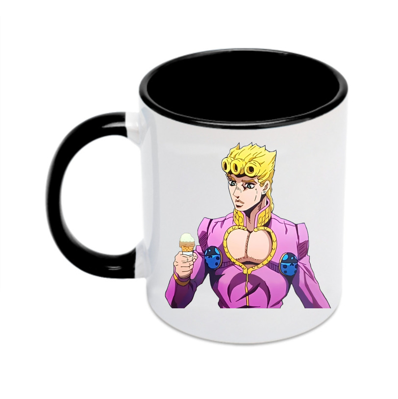 （画像用） ジョジョの奇妙な冒険 ジョルノ?ジョバァーナ JoJo's Bizarre Adventure Giorno Giovanna カラーマグカップ
