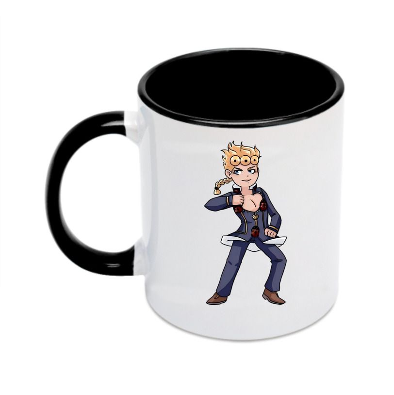 （画像用） ジョジョの奇妙な冒険 ジョルノ?ジョバァーナ JoJo's Bizarre Adventure Giorno Giovanna カラーマグカップ