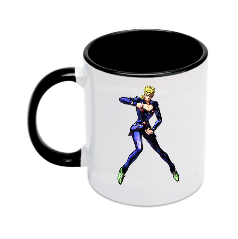 （画像用） ジョジョの奇妙な冒険 ジョルノ?ジョバァーナ JoJo's Bizarre Adventure Giorno Giovanna カラーマグカップ