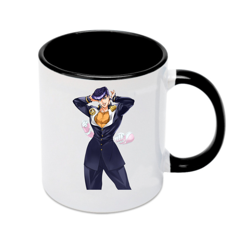 （画像用） ジョジョの奇妙な冒険 ひがしかた じょうすけ JoJo's Bizarre Adventure Higashikata Josuke カラーマグカップ