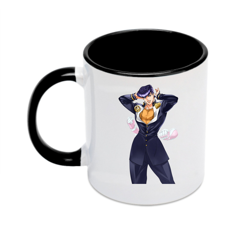 （画像用） ジョジョの奇妙な冒険 ひがしかた じょうすけ JoJo's Bizarre Adventure Higashikata Josuke カラーマグカップ