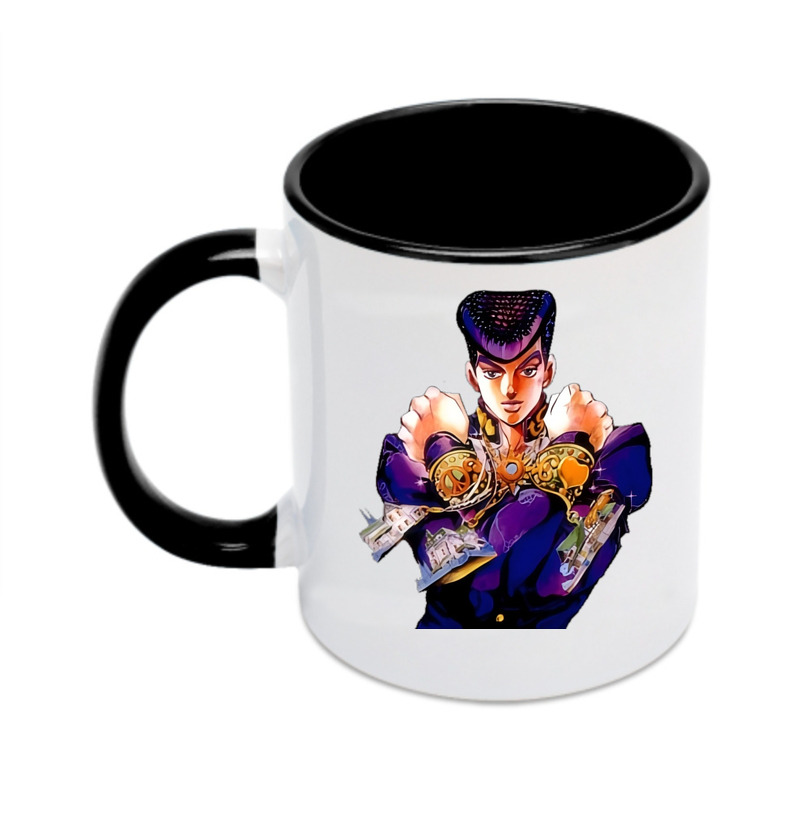 （画像用） ジョジョの奇妙な冒険 ひがしかた じょうすけ JoJo's Bizarre Adventure Higashikata Josuke カラーマグカップ