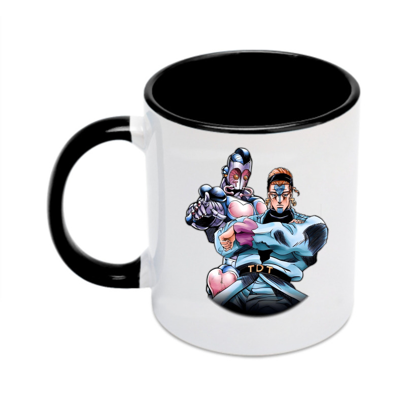 （画像用） ジョジョの奇妙な冒険 ひがしかた じょうすけ JoJo's Bizarre Adventure Higashikata Josuke カラーマグカップ