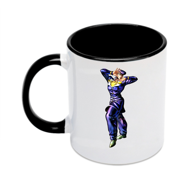 （画像用） ジョジョの奇妙な冒険 ひがしかた じょうすけ JoJo's Bizarre Adventure Higashikata Josuke カラーマグカップ