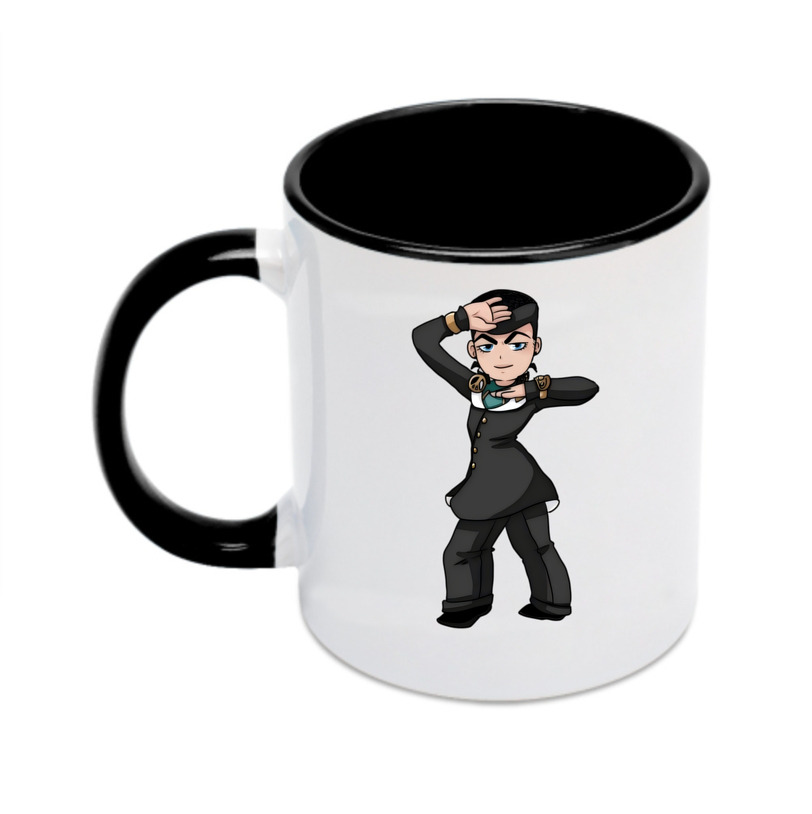（画像用） ジョジョの奇妙な冒険 ひがしかた じょうすけ JoJo's Bizarre Adventure Higashikata Josuke カラーマグカップ
