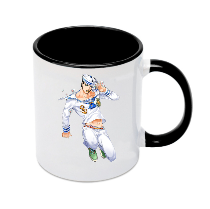 （画像用） ジョジョの奇妙な冒険 東方定助 JoJo's Bizarre Adventure Higashikata Josuke カラーマグカップ