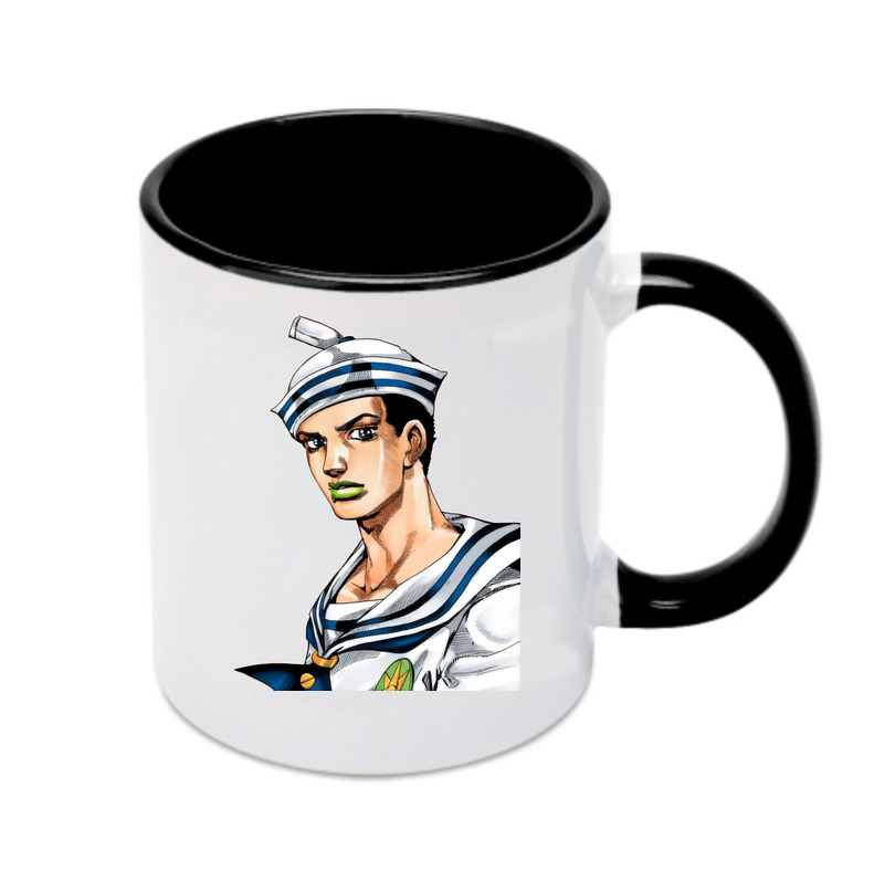 （画像用） ジョジョの奇妙な冒険 東方定助 JoJo's Bizarre Adventure Higashikata Josuke カラーマグカップ