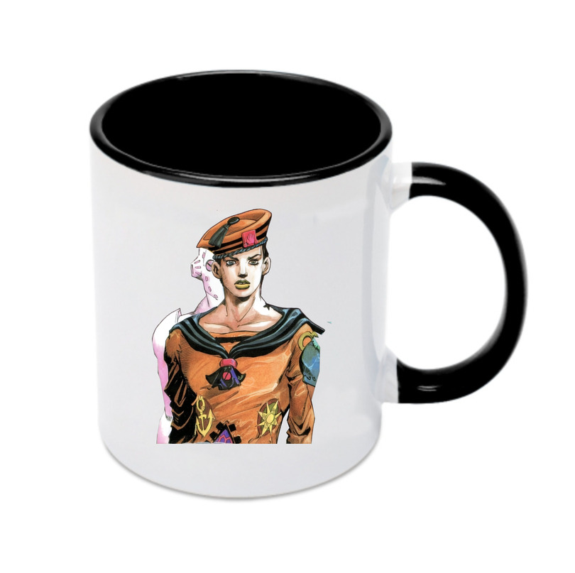 （画像用） ジョジョの奇妙な冒険 東方定助 JoJo's Bizarre Adventure Higashikata Josuke カラーマグカップ