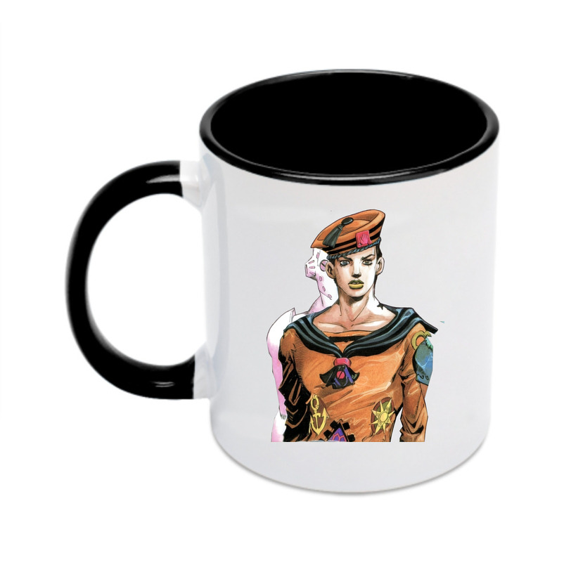 （画像用） ジョジョの奇妙な冒険 東方定助 JoJo's Bizarre Adventure Higashikata Josuke カラーマグカップ