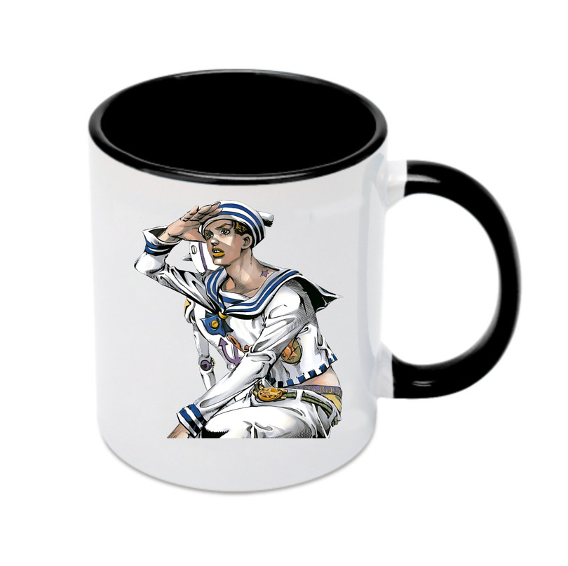 （画像用） ジョジョの奇妙な冒険 東方定助 JoJo's Bizarre Adventure Higashikata Josuke カラーマグカップ