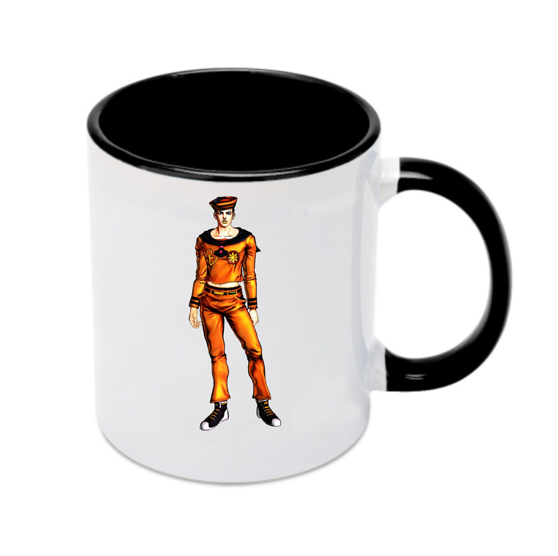 （画像用） ジョジョの奇妙な冒険 東方定助 JoJo's Bizarre Adventure Higashikata Josuke カラーマグカップ