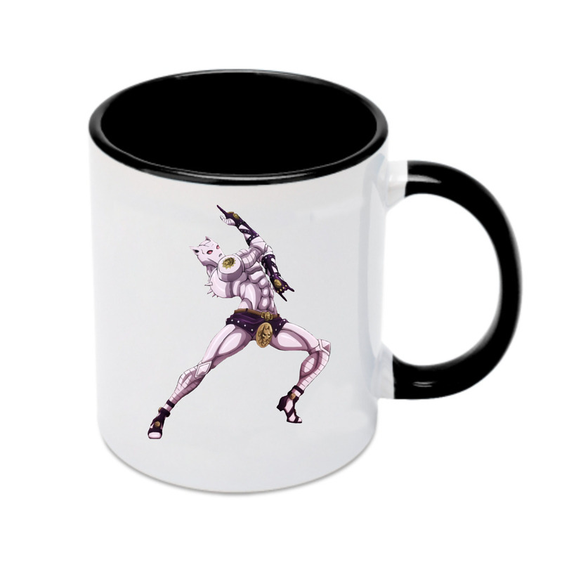 （画像用） ジョジョの奇妙な冒険 きら よしかげ JoJo's Bizarre Adventure Kira Yoshikage カラーマグカップ