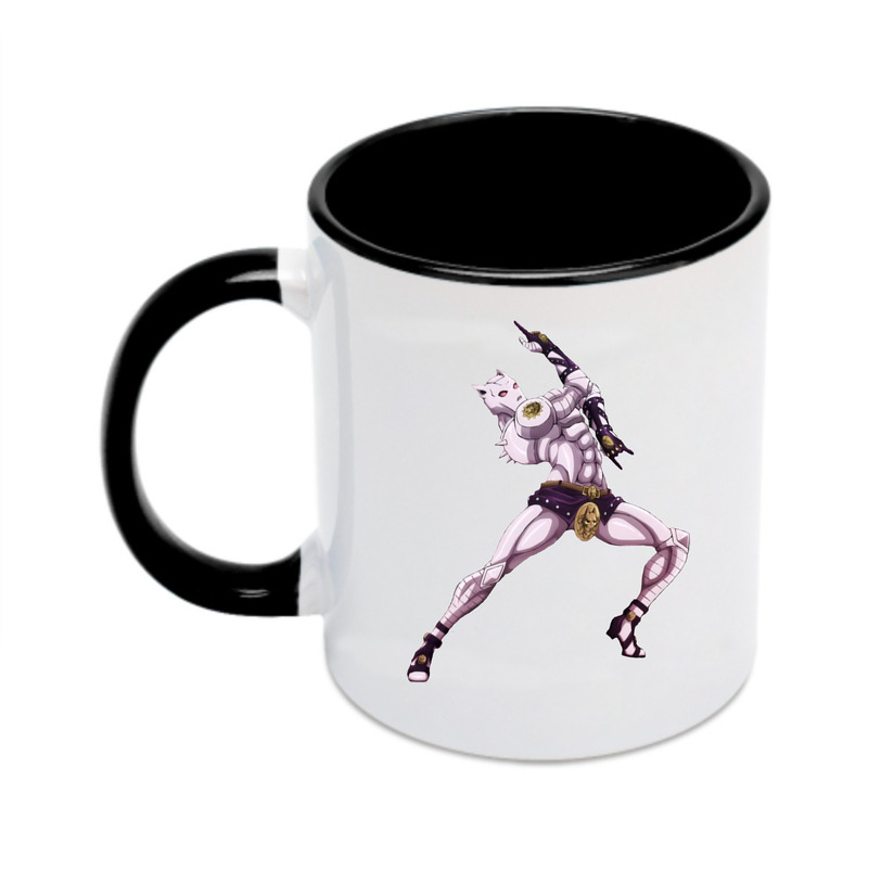 （画像用） ジョジョの奇妙な冒険 きら よしかげ JoJo's Bizarre Adventure Kira Yoshikage カラーマグカップ
