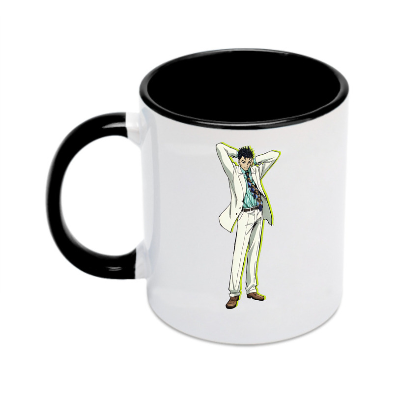（画像用） ジョジョの奇妙な冒険 きら よしかげ JoJo's Bizarre Adventure Kira Yoshikage カラーマグカップ