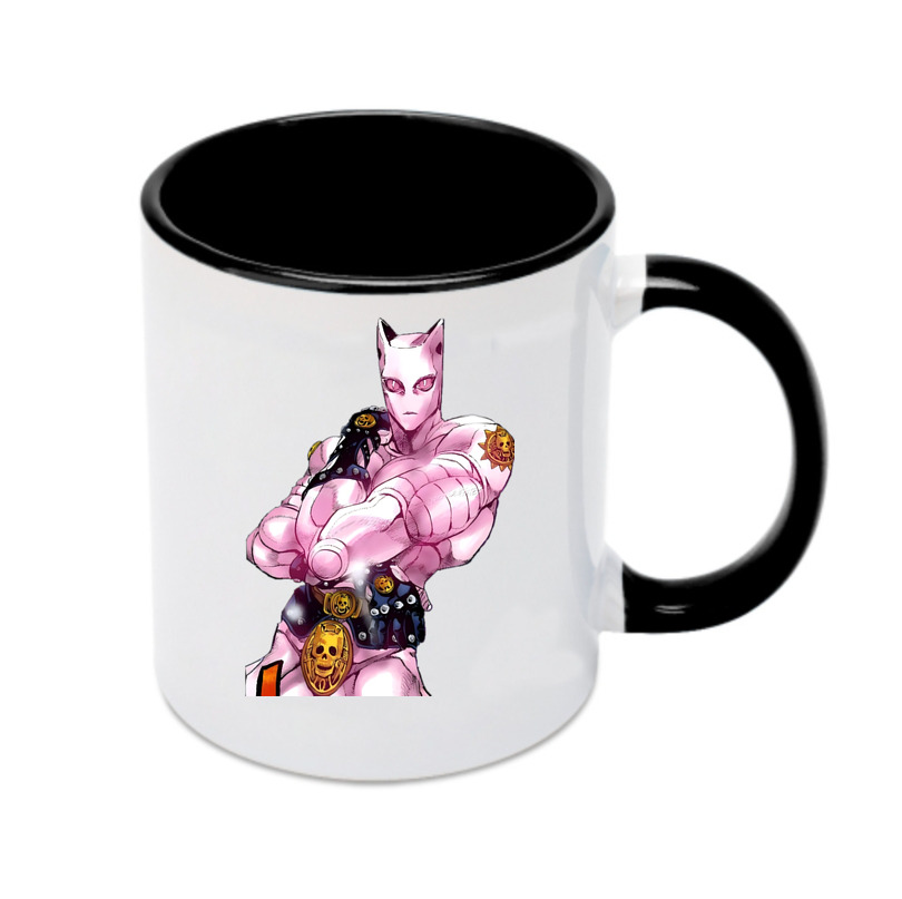（画像用） ジョジョの奇妙な冒険 きら よしかげ JoJo's Bizarre Adventure Kira Yoshikage カラーマグカップ