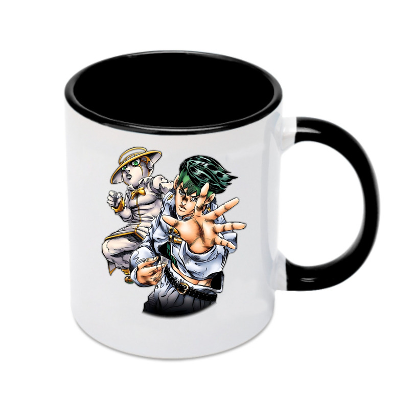 （画像用） ジョジョの奇妙な冒険 岸辺 露伴（きしべ ろはん） JoJo's Bizarre Adventure Rohan Kishibe カラーマグカップ