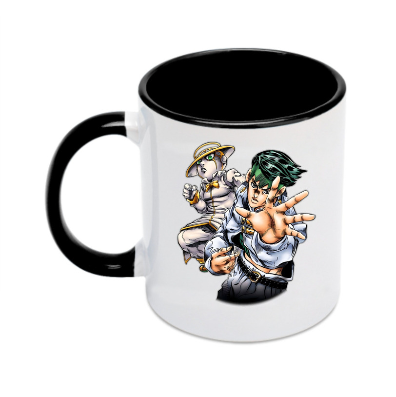 （画像用） ジョジョの奇妙な冒険 岸辺 露伴（きしべ ろはん） JoJo's Bizarre Adventure Rohan Kishibe カラーマグカップ