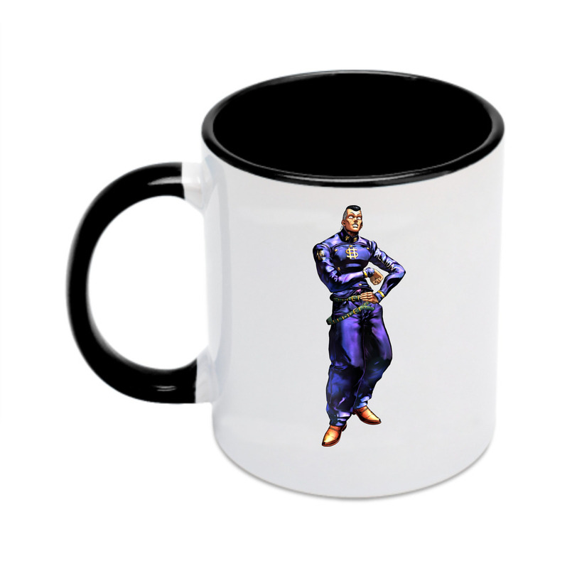 （画像用） ジョジョの奇妙な冒険 虹村億泰 にじむら おくやす JoJo's Bizarre Adventure Nijimura Okuyasu カラーマグカップ