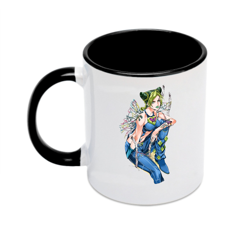 （画像用） "ジョジョの奇妙な冒険 くうじょう ジョリーン JoJo's Bizarre Adventure Jolyne Cujoh " カラーマグカップ