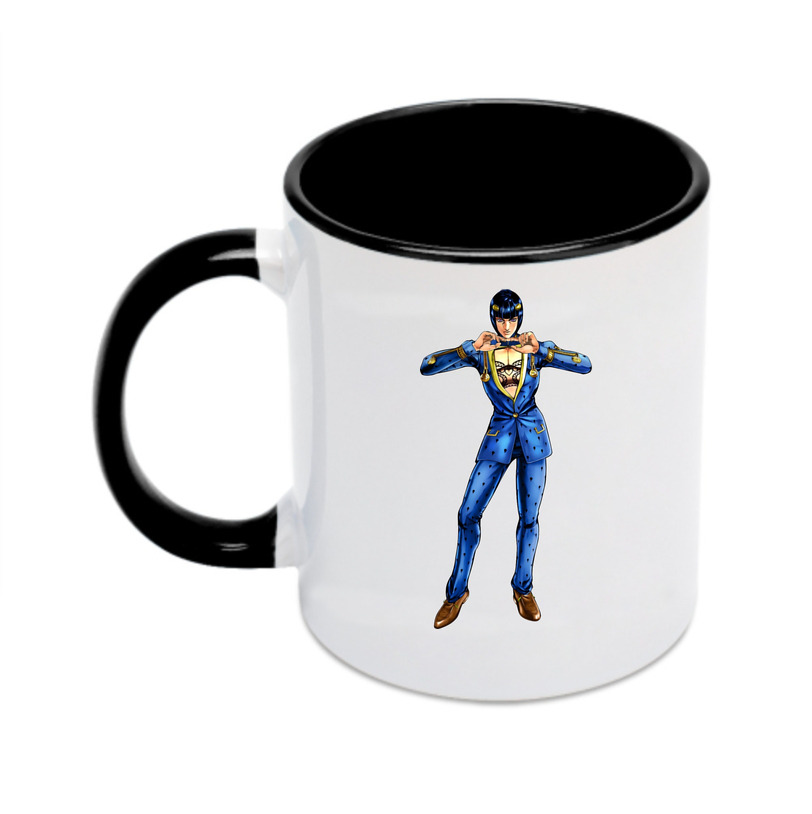 （画像用） ジョジョの奇妙な冒険 ブローノ?ブチャラティ JoJo's Bizarre Adventure Bruno Bucciarati カラーマグカップ