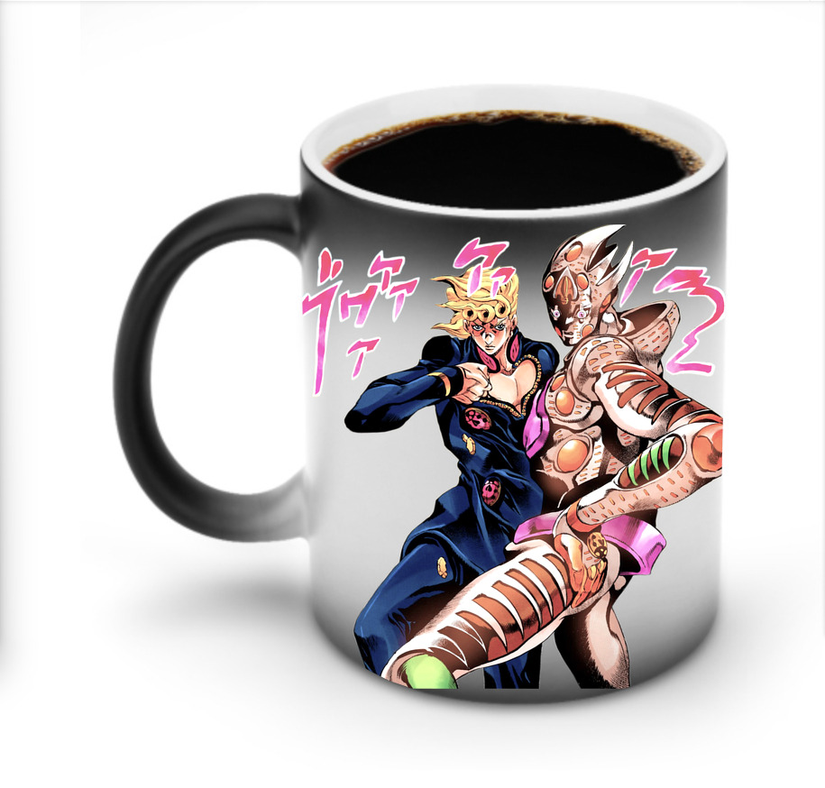 （画像用） ジョジョの奇妙な冒険 ジョルノ?ジョバァーナ JoJo's Bizarre Adventure Giorno Giovanna 温度変色マグカップ