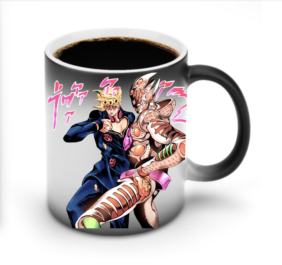 （画像用） ジョジョの奇妙な冒険 ジョルノ?ジョバァーナ JoJo's Bizarre Adventure Giorno Giovanna 温度変色マグカップ