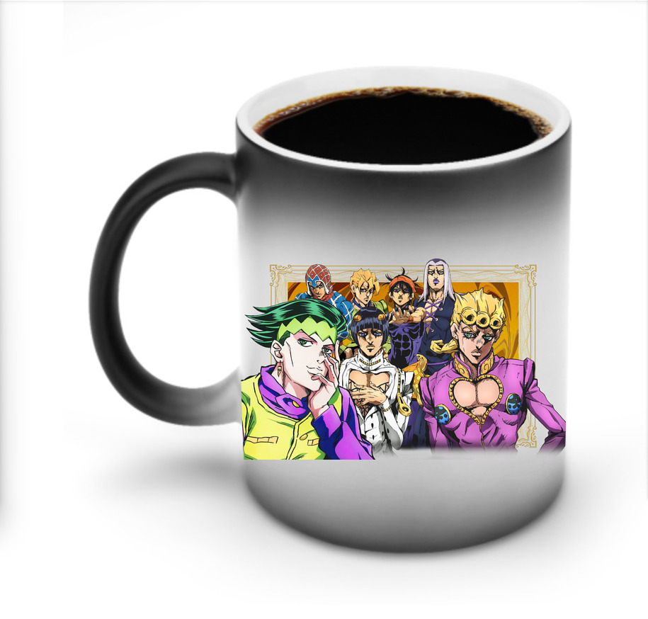 （画像用） ジョジョの奇妙な冒険 ジョルノ?ジョバァーナ JoJo's Bizarre Adventure Giorno Giovanna 温度変色マグカップ