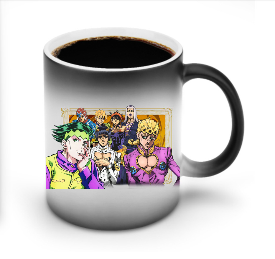 （画像用） ジョジョの奇妙な冒険 ジョルノ?ジョバァーナ JoJo's Bizarre Adventure Giorno Giovanna 温度変色マグカップ