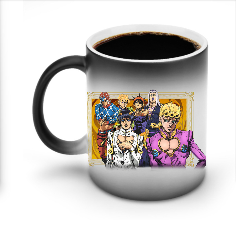（画像用） ジョジョの奇妙な冒険 ジョルノ?ジョバァーナ JoJo's Bizarre Adventure Giorno Giovanna 温度変色マグカップ
