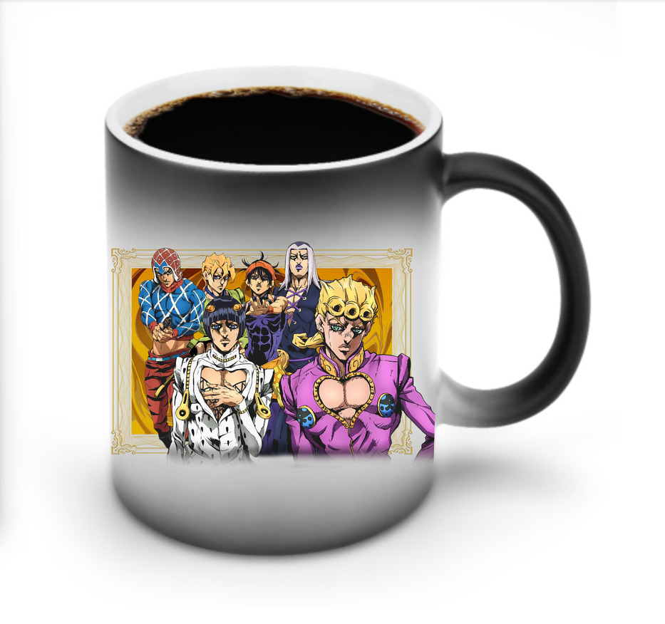 （画像用） ジョジョの奇妙な冒険 ジョルノ?ジョバァーナ JoJo's Bizarre Adventure Giorno Giovanna 温度変色マグカップ