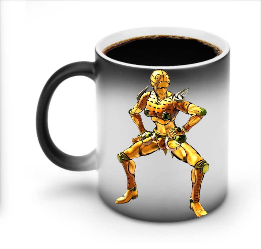 （画像用） ジョジョの奇妙な冒険 ジョルノ?ジョバァーナ JoJo's Bizarre Adventure Giorno Giovanna 温度変色マグカップ