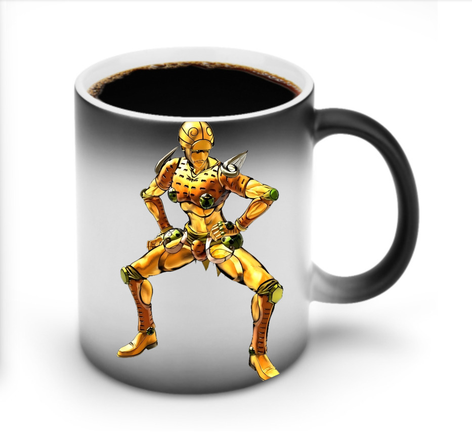 （画像用） ジョジョの奇妙な冒険 ジョルノ?ジョバァーナ JoJo's Bizarre Adventure Giorno Giovanna 温度変色マグカップ