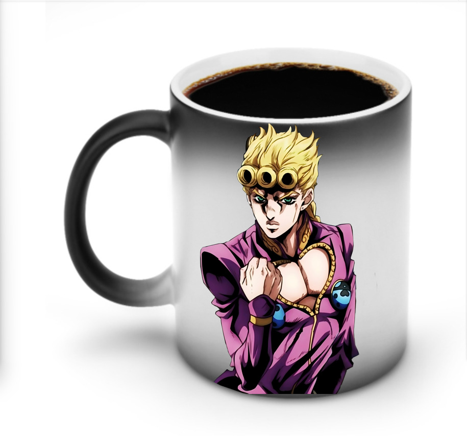 （画像用） ジョジョの奇妙な冒険 ジョルノ?ジョバァーナ JoJo's Bizarre Adventure Giorno Giovanna 温度変色マグカップ